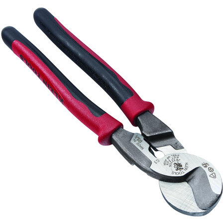 KLEIN TOOLS Journeyman™ High Leverage Cable Cutter with Stripping J63225N